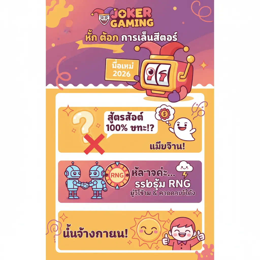 ขั้น ตอน การเล่นสล็อต - JOKER GAMING