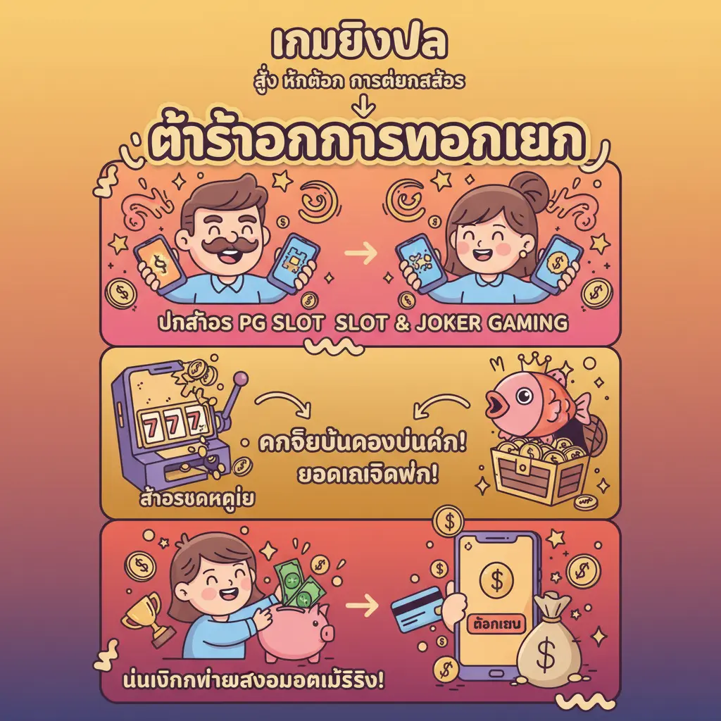 ขั้น ตอน การเล่นสล็อต - เกมยิงปลา