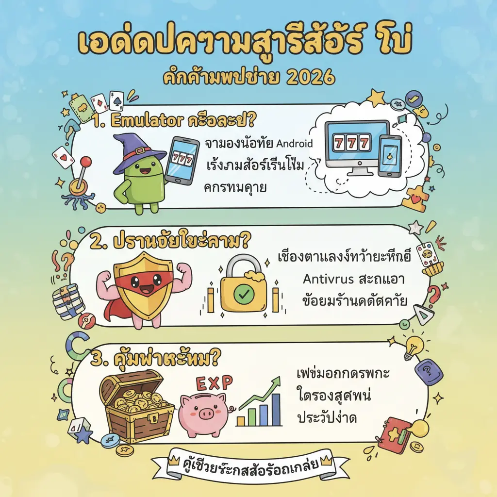 โหลดโปรแกรมสูตรสล็อต ฟรี - Android Emulator