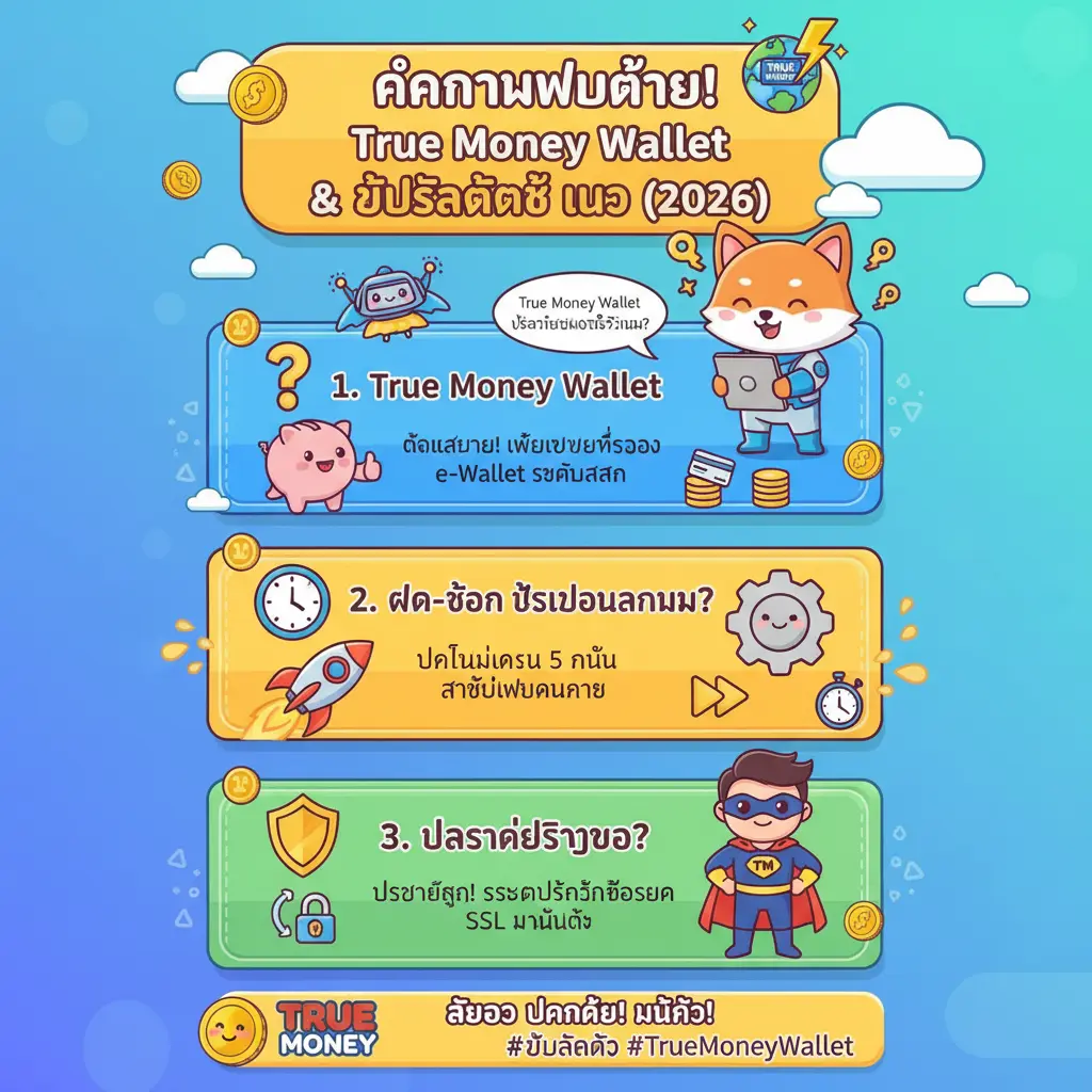 เว็บสล็อตแท้ นอก - True Money Wallet
