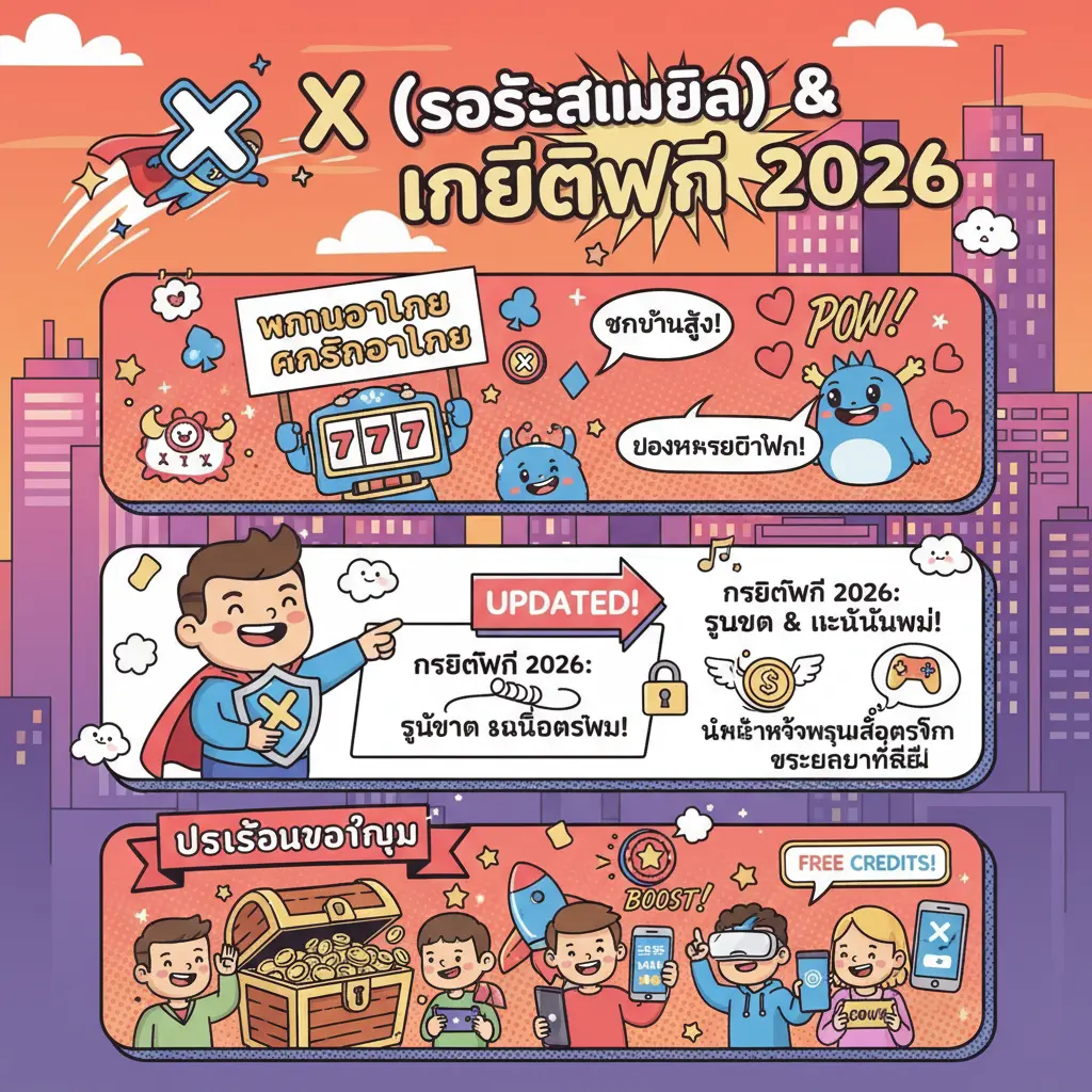 สมัครรับเครดิตฟรี - X โซเชียลมีเดีย