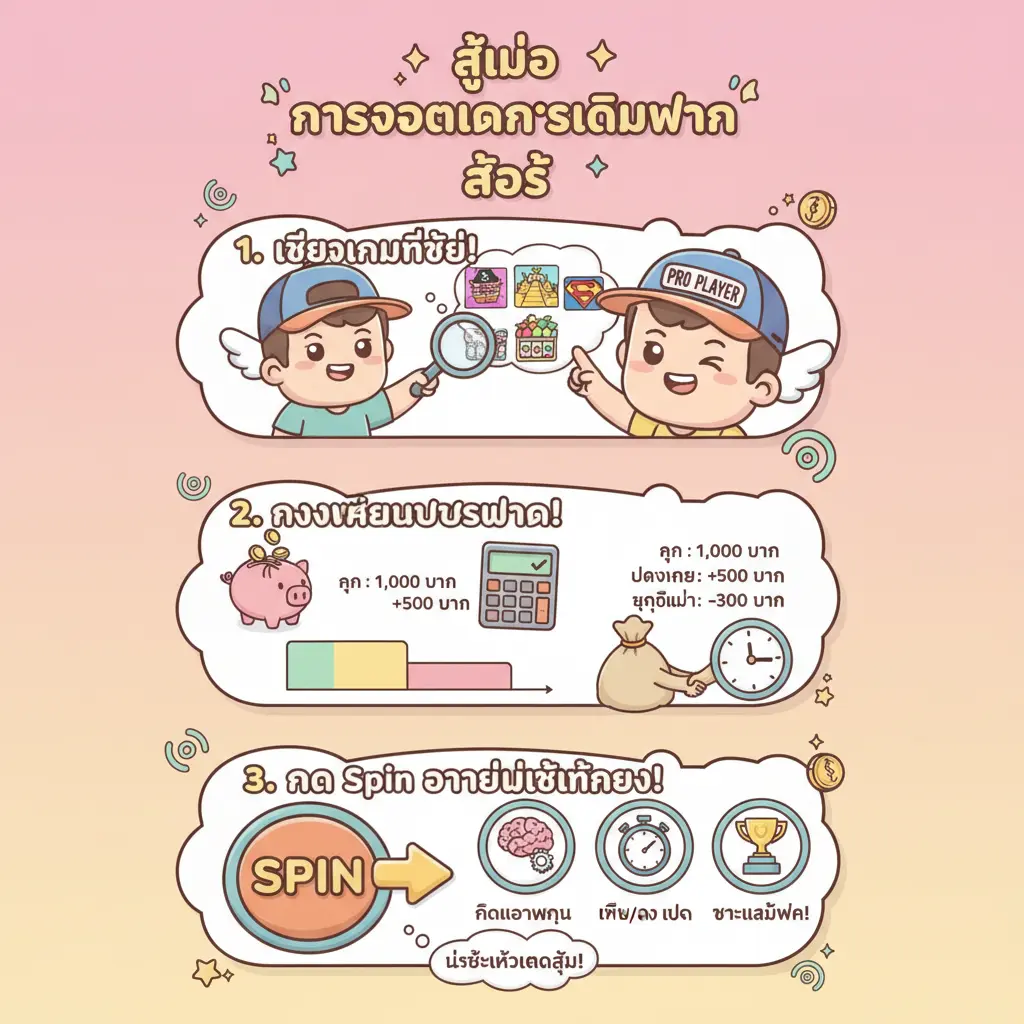 ขั้น ตอน การเล่นสล็อต - การจัดการการเดิมพัน