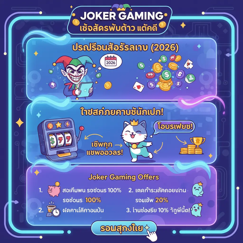 เว็บสล็อตเว็บตรง แตกดี - Joker Gaming